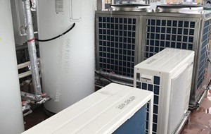 Paloma - cung cấp lắp đặt máy bơm nhiệt heat pump Sanden  tại Polyco Group - Hà Nội