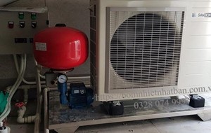 Máy nước nóng bơm nhiệt Heat pump CO2 tại Biệt thự đảo 5 Ecopark