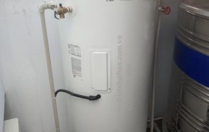 Máy nước nóng bơm nhiệt Heat pump CO2 tại Biệt thự đảo 5 Ecopark